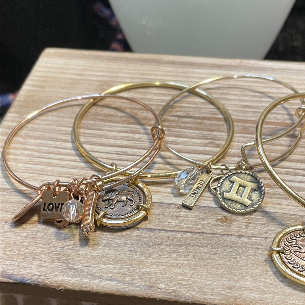 Gold Charm Bangle Bundle - Picture 6 of 6